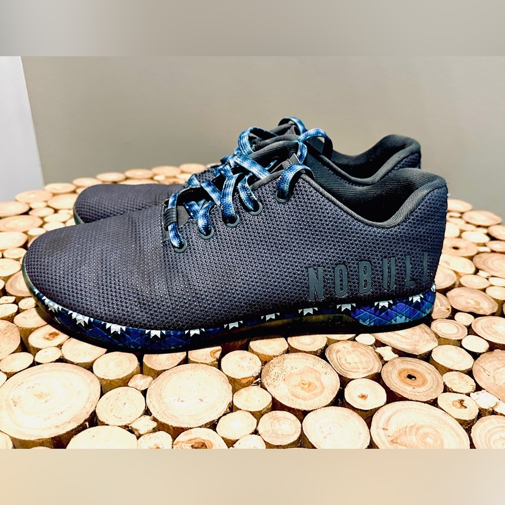 Nobull Project Dark Grey Blue Patchwork Size 10 M… - image 2